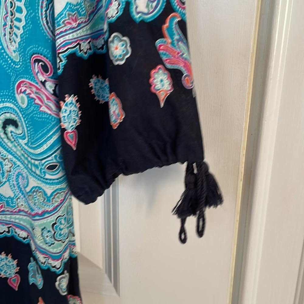 Ann Taylor Loft Paisley Top Size Small - image 2